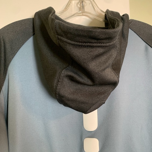 Nike Mens Therma-Fit Blue & Gray Full-Zip Long Sleeve Elite Hoodie. Size XL - Picture 8 of 12